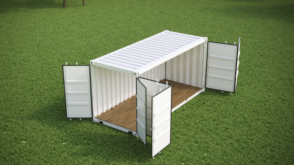 How to buy open sided storage container