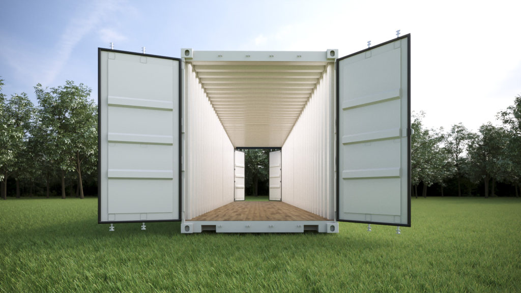 double door shipping containers for sale