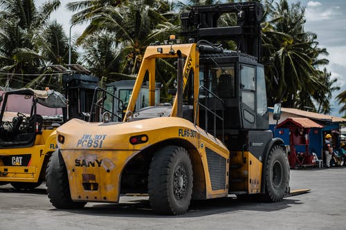 Photo of Parked Yellow Forklift Truck